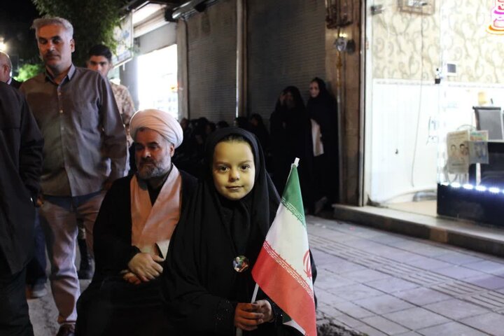 تصاویر/ مطالبه انتقام خون رهبر انقلاب و بیعت با رهبری؛ شعار محوری شصت و ششمین تجمع مردمی در باروق
