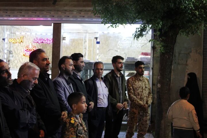 تصاویر/ مطالبه انتقام خون رهبر انقلاب و بیعت با رهبری؛ شعار محوری شصت و ششمین تجمع مردمی در باروق