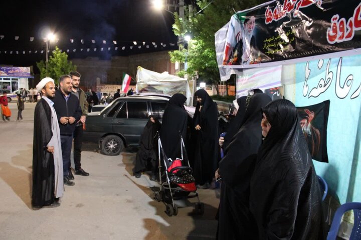 تصاویر/ مطالبه انتقام خون رهبر انقلاب و بیعت با رهبری؛ شعار محوری شصت و ششمین تجمع مردمی در باروق