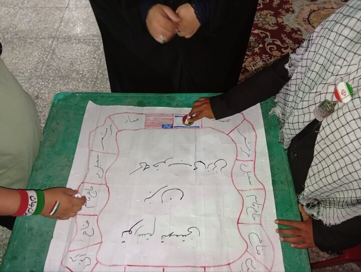تصاویر/ استقبال پرشور کودکان از موکب مدرسه علمیه فاطمه معصومه (س) در زاهدان