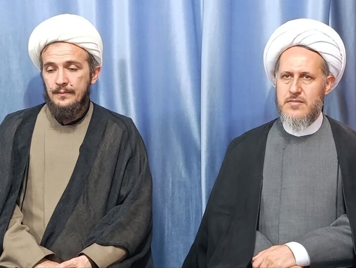 تصاویر/ مراسم تجلیل از اساتید حوزه علمیه در خوی