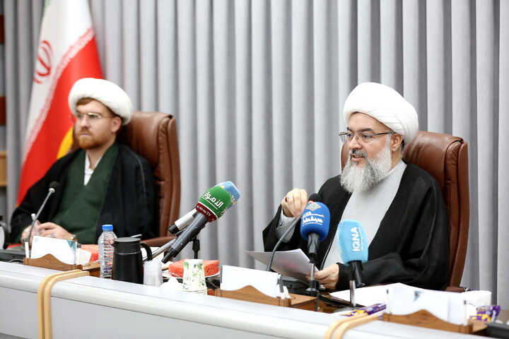 تصاویر/ نشست خبری فعالیت های دفتر تبلیغات اسلامی در جنگ سوم تحمیلی