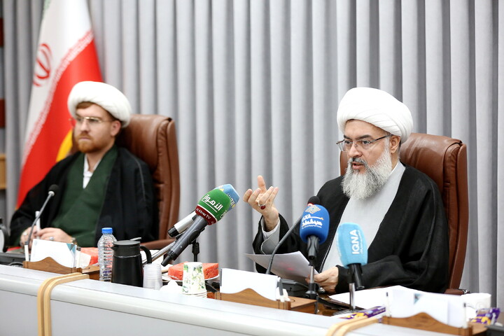 تصاویر/ نشست خبری فعالیت های دفتر تبلیغات اسلامی در جنگ سوم تحمیلی