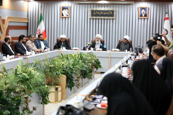 تصاویر/ نشست خبری فعالیت های دفتر تبلیغات اسلامی در جنگ سوم تحمیلی