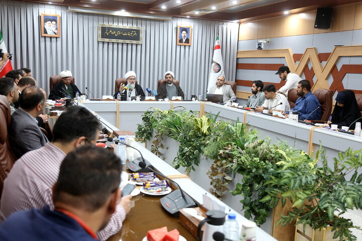 تصاویر/ نشست خبری فعالیت های دفتر تبلیغات اسلامی در جنگ سوم تحمیلی