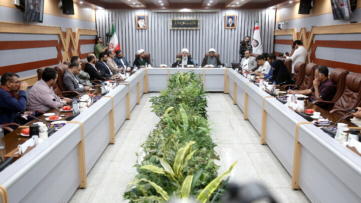 تصاویر/ نشست خبری فعالیت های دفتر تبلیغات اسلامی در جنگ سوم تحمیلی