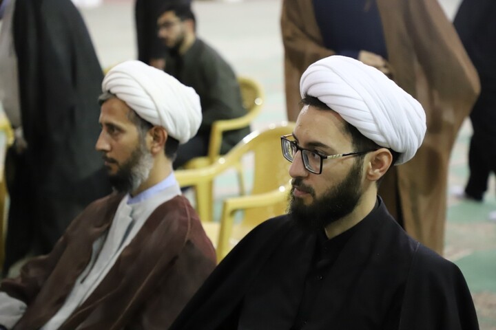 تصاویر/ مراسم تکریم مقام اساتید حوزه علمیه تبریز