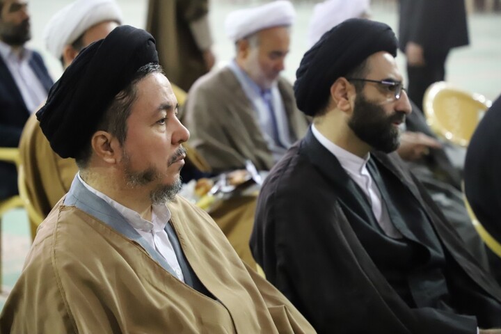 تصاویر/ مراسم تکریم مقام اساتید حوزه علمیه تبریز