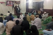 ڈیرہ مراد جمالی میں رہبر شہید (رہ) کے چہلم کے سلسلہ میں مجلس عزا کا انعقاد