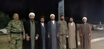 حضور طلاب مدرسه علمیه جزائریه در ایست‌های بازرسی+تصاویر