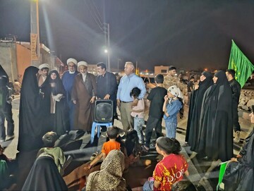 تصاویر/ فعالیت کاروان تبلیغ خواهران مبلغ طرح امین مدرسه علمیه برازجان در تجمعات شبانه