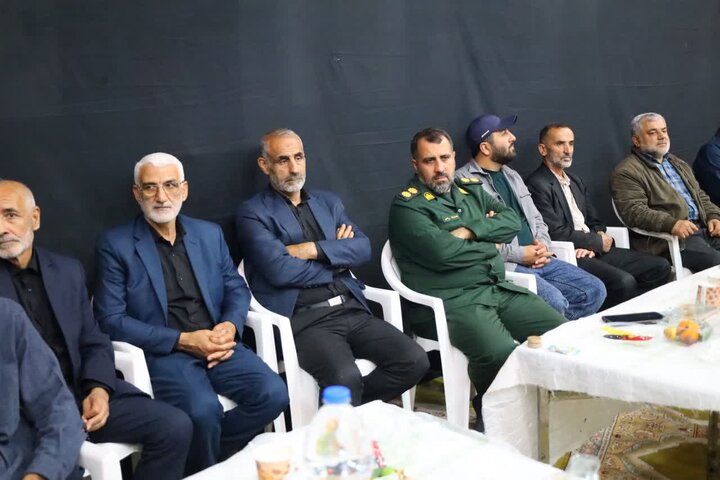 تصاویر/ حضور نماینده ولی فقیه در مراسم هفتمین سالگرد شهادت شهدای خانطومان