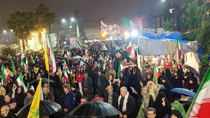 تصاویر/ حماسه آملی ها در شب بارانی شانزدهم اردیبهشت