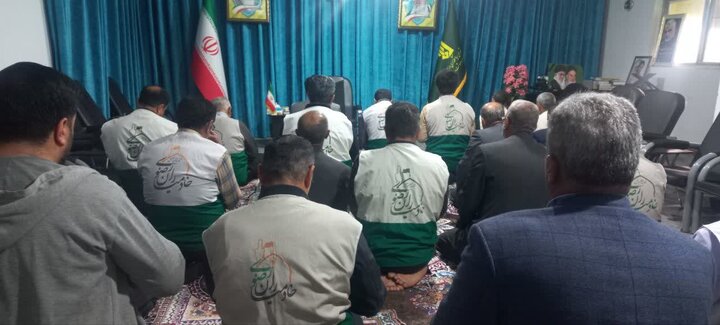 تصاویر/ مراسم پرفیض قرائت زیارت عاشورا  در دفتر امام جمعه دابودشت