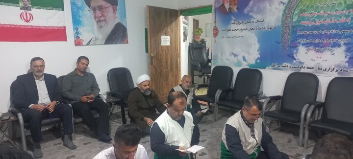 تصاویر/ مراسم پرفیض قرائت زیارت عاشورا  در دفتر امام جمعه دابودشت