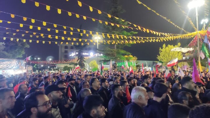 تصاویر/  وداع باشکوه مردم انقلابی ساری با دو آلاله زهرایی در حماسه شانزدهم اردیبهشت
