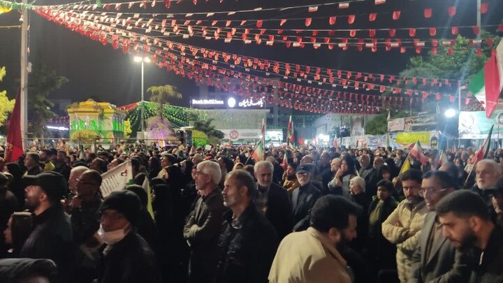تصاویر/  وداع باشکوه مردم انقلابی ساری با دو آلاله زهرایی در حماسه شانزدهم اردیبهشت