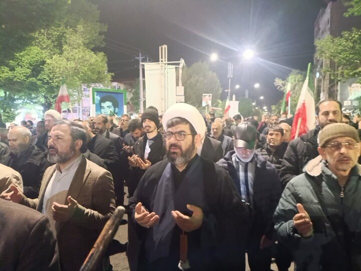 تصاویر/ شصت و هشتمین اجتماع شبانه مردم ابهر