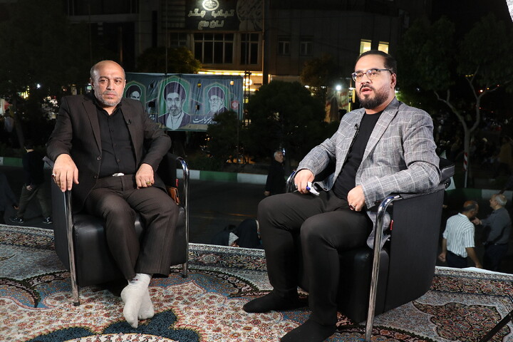 تصاویر/ پخش برنامه «اُمت مبعوث» از سوی خبرگزاری حوزه  و تلویزیون اینترنتی حوزه
