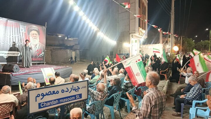 تصاویر/ تجمع مردمی میدان۱۴معصوم علیه السلام کاشان