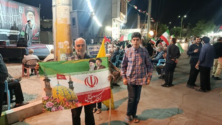 تصاویر/ تجمع مردمی میدان۱۴معصوم علیه السلام کاشان