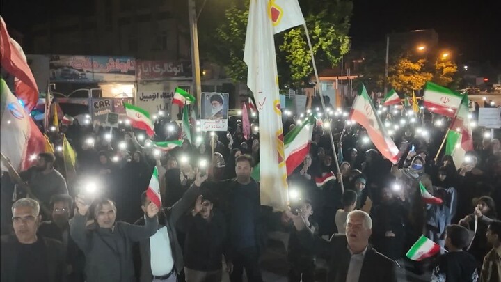 تصاویر/ شصت و هشتمین اجتماع شبانه مردم هادیشهر