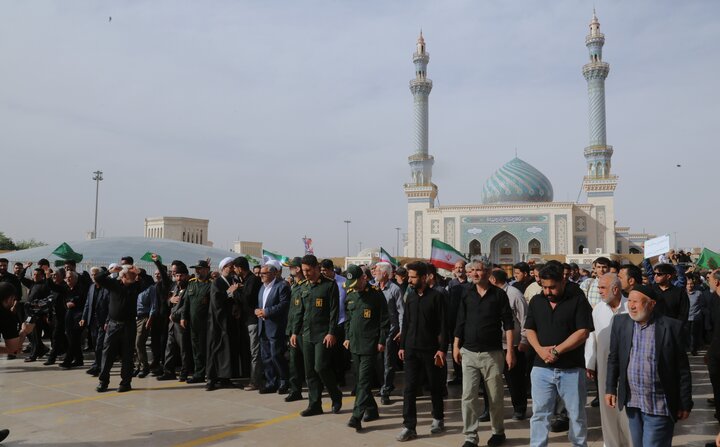 تشییع شهید مدافع وطن محسن گرایی