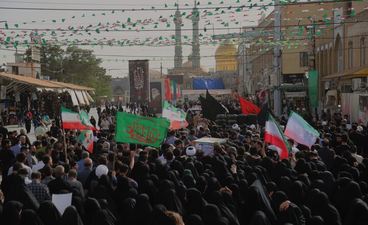 تشییع شهید مدافع وطن محسن گرایی