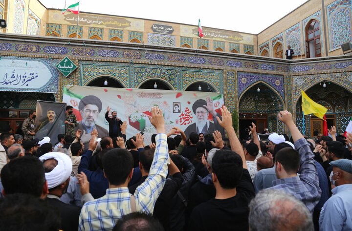 تشییع شهید مدافع وطن محسن گرایی