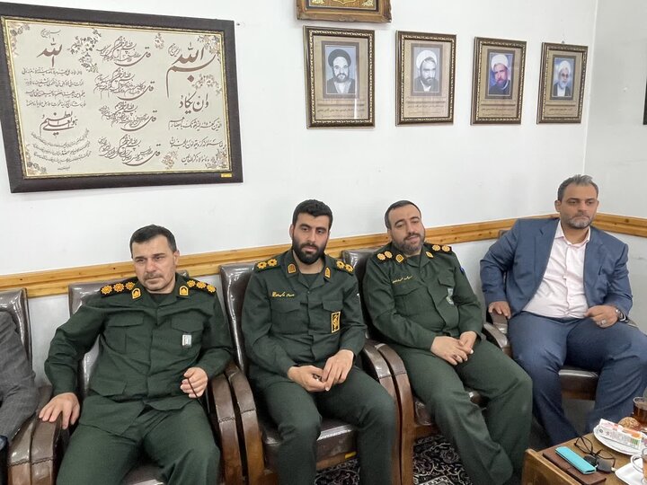 تصاویر/ دیدار امام جمعه نوشهر با فرمانده سپاه این شهرستان