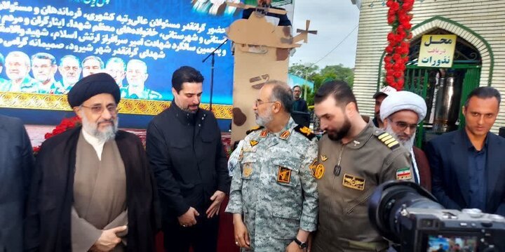 تصاویر/ مراسم سالگرد شهادت امیر علی اکبر شیرودی در تنکابن
