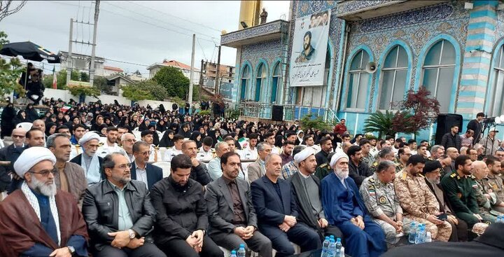تصاویر/ مراسم سالگرد شهادت امیر علی اکبر شیرودی در تنکابن