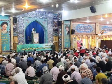 نمازجمعه امروز شهر بوشهر به روایت تصاویر