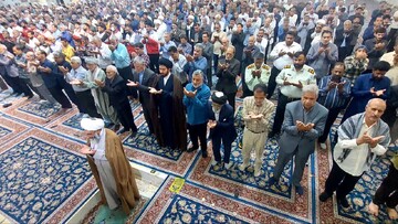 تصاویر/ آیین عبادی سیاسی نماز جمعه شهرستان زابل