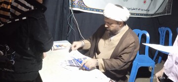تصاویر/فعالیت موکب شهید امیدیان مدرسه علمیه بقیه الله الاعظم (عج) دلفان