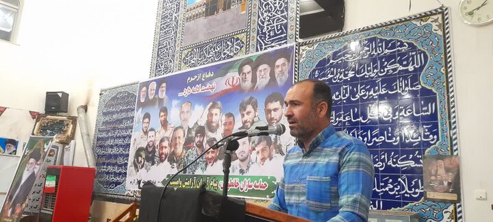 تصاویر/ برگزاری سالگرد شهادت شهدای خانطومان در مسجد اعظم لاریم