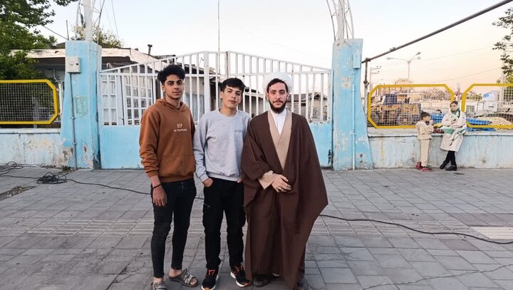 تصاویر/ استمرار فعالیت موکب مدرسه علمیه امام خامنه ای ارومیه