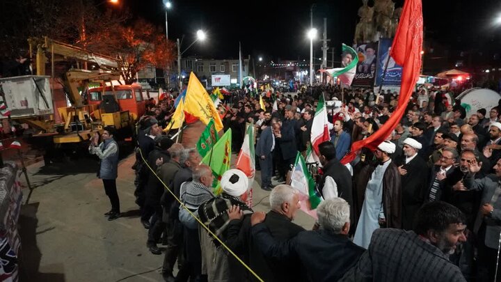 تصاویر/ تجمع مردمی چالدران در موج شصت و هشتم