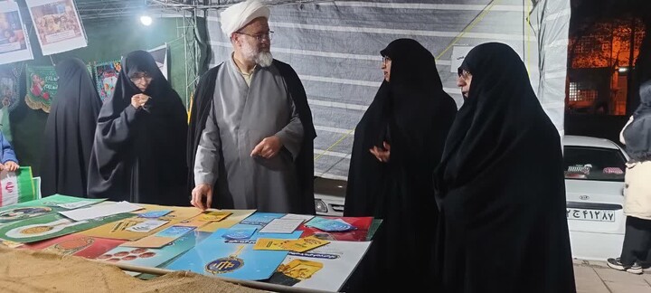 تصاویر | برپایی موکب تبلیغی ـ تبیینی  مدرسه علمیه خدیجه کبری(س) زنجان