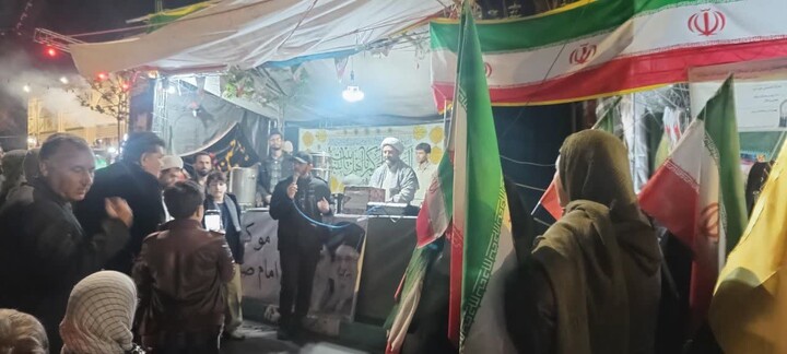 تصاویر | برپایی موکب تبلیغی ـ تبیینی  مدرسه علمیه خدیجه کبری(س) زنجان