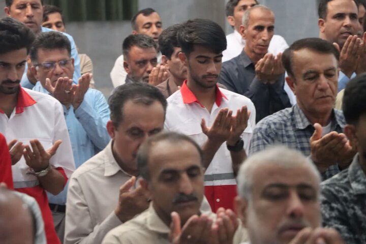 تصاویر/ اقامه نمازجمعه شهر قلعه گنج