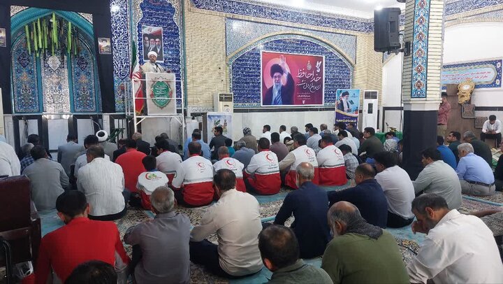 تصاویر/ اقامه نمازجمعه شهر فهرج