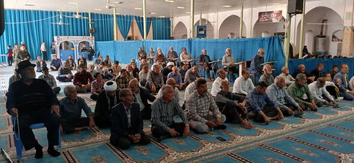 تصاویر/ اقامه نمازجمعه شهر یزدان‌آباد