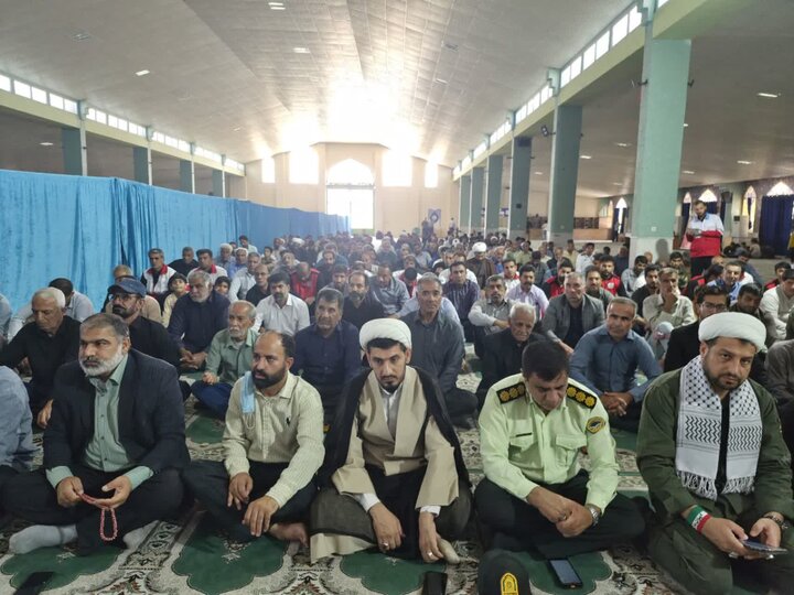 تصاویر/ اقامه نمازجمعه شهر عنبرآباد