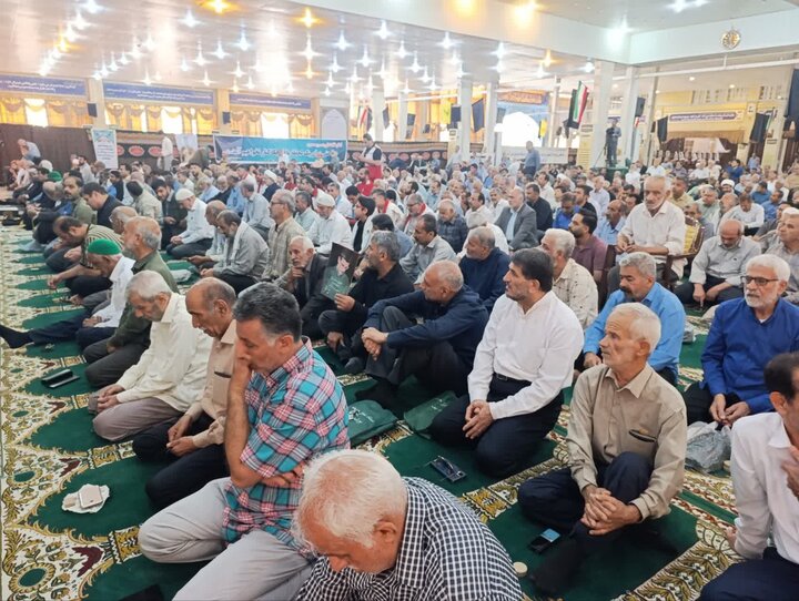 نمازجمعه امروز شهر بوشهر به روایت تصاویر