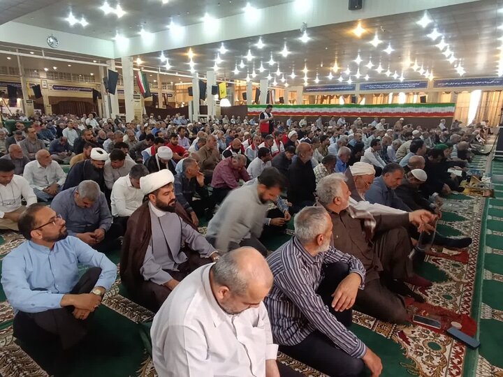 نمازجمعه امروز شهر بوشهر به روایت تصاویر