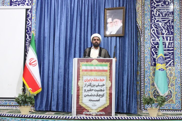 تصاویر/ آیین عبادی سیاسی نماز جمعه شهرستان دلگان