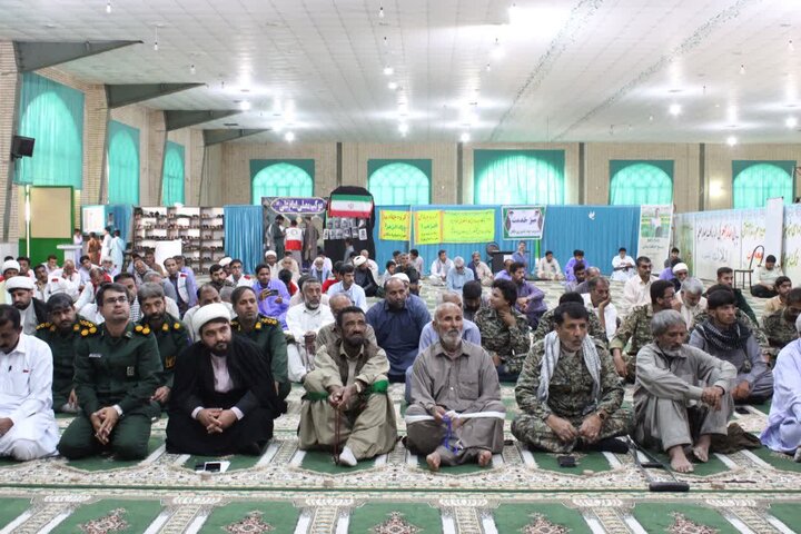 تصاویر/ آیین عبادی سیاسی نماز جمعه شهرستان دلگان