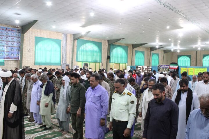تصاویر/ آیین عبادی سیاسی نماز جمعه شهرستان دلگان