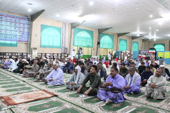 تصاویر/ آیین عبادی سیاسی نماز جمعه شهرستان دلگان